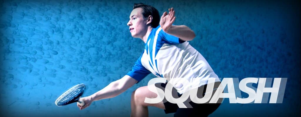 Två squashbanor i Sportarenan